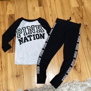 PINK 2 piece set both size S